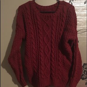 Wine colored sweater